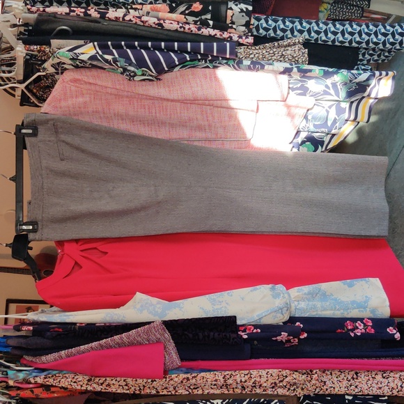 Anne Klein herringbone trousers - Picture 1 of 4